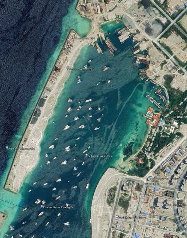 Temporary Jetty at the Yacht Marina